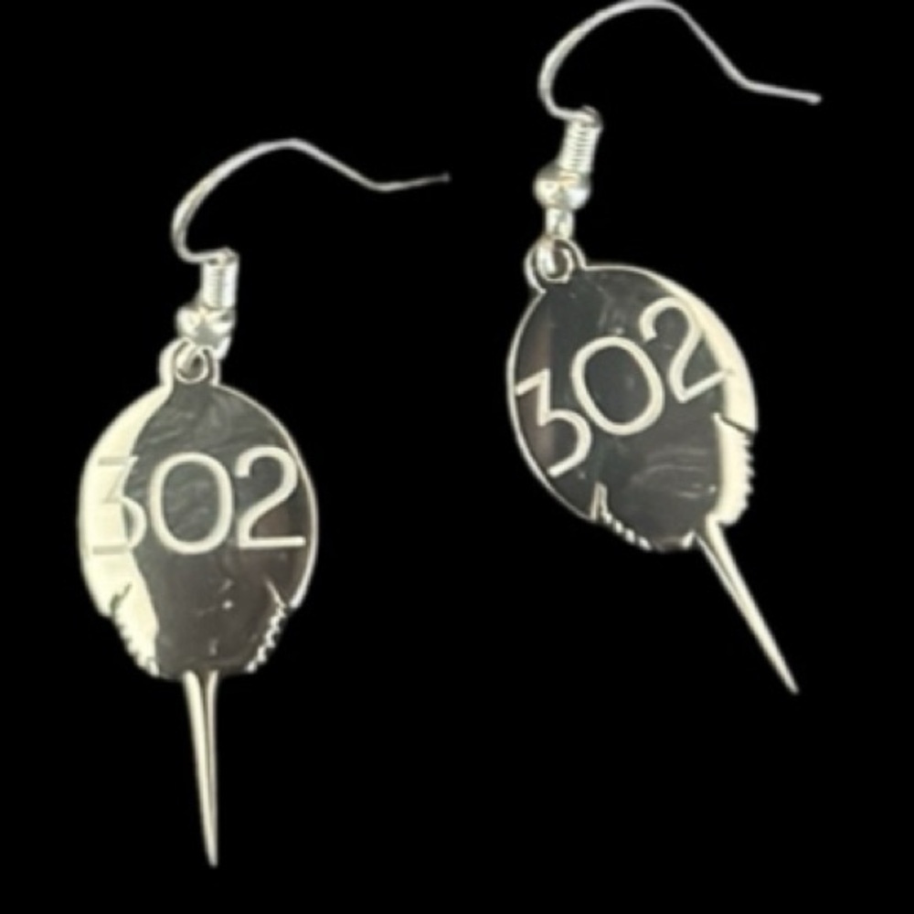 302 Delaware Horseshoe Crab Earrings